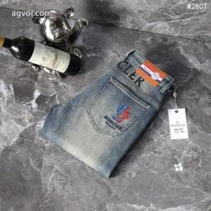 moncler2026秋冬ヨーロッパコーナー新作おしゃれスリムストレートジーンズ