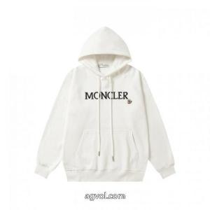 MONCLERベーシック4色刺繍連帽パーカー
