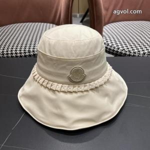 MONCLER新作リボン漁師帽子日除け帽子