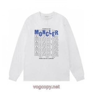 冬秋物先行発売  単品販売 オススメ商品MONCLER激安 通販 ブランド長袖Tシャツ