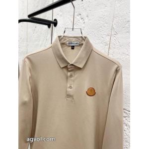 旅行にも最適 格好良い人気定番 定番最新作モンクレール長袖poloTシャツコピー 通販