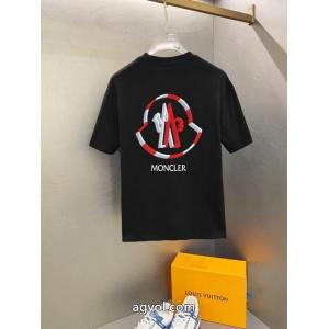 MONCLER半袖Tシャツ高品質な ファッショニスタ愛用 大注目早い者勝ちコピー ブランド 通販 安心