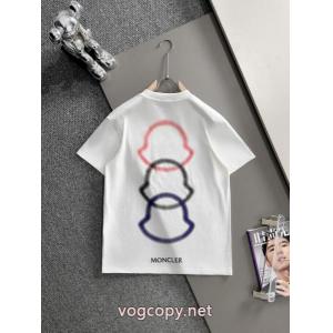 偽物 通販お洒落自在   ストリートファッション 軽量で薄手の半袖TシャツMONCLER