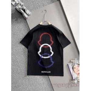 偽物 通販お洒落自在   ストリートファッション 軽量で薄手の半袖TシャツMONCLER
