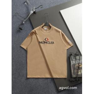 MONCLER偽物 ブランド 販売最安値挑戦中 人気セール高品質 ファッション半袖Tシャツ