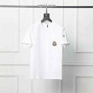 MONCLER偽 ブランド半袖Tシャツ新しい斬新なスタイル 夏季超人気アイテム 韓国高級服
