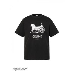 コピー 品 販売2026年度 流行フォルム 限定！人気オススメCELINE半袖Tシャツ
