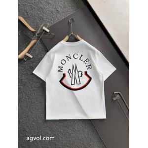 モンクレール半袖Tシャツ偽物 通販透け感の持つ涼しげな印象 定番人気のモデル 新色登場
