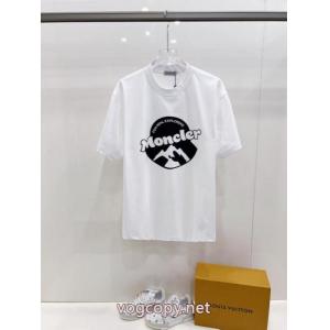 大注目日本未入荷 稀少*新品登場 セレブ風 MONCLERスーパー コピー 販売半袖Tシャツ