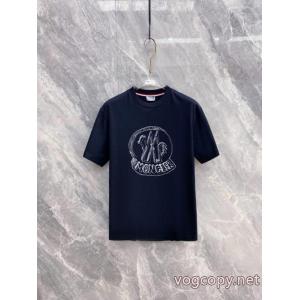 MONCLER激安 通販 ブランド最安値に挑戦 期限限定 今季のトレンド人気新作半袖Tシャツ