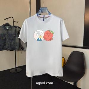 ブランド 激安 サイト首胸ロゴ おしゃれ流行 夏の涼しい人気新作MONCLER半袖Tシャツ