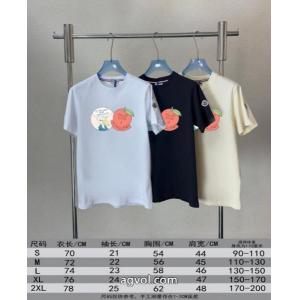 ブランド 激安 サイト首胸ロゴ おしゃれ流行 夏の涼しい人気新作MONCLER半袖Tシャツ