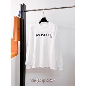 MONCLER決算在庫処分 品良くおしゃれ 抜け感のあるブランド レプリカ長袖Tシャツ
