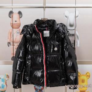 Moncler/モンクレールマヤ男ショートライト面連帽白アヒル羽毛ダウンジャケット
