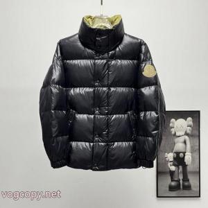 Moncler丨蒙口緑デブスタンドカラーダウンジャケット