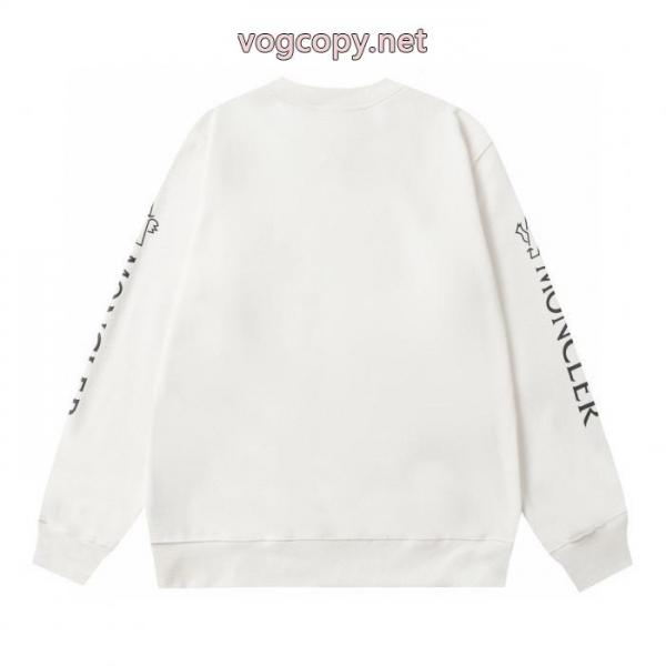 MONCLERプリントラウンドネックパーカー 1