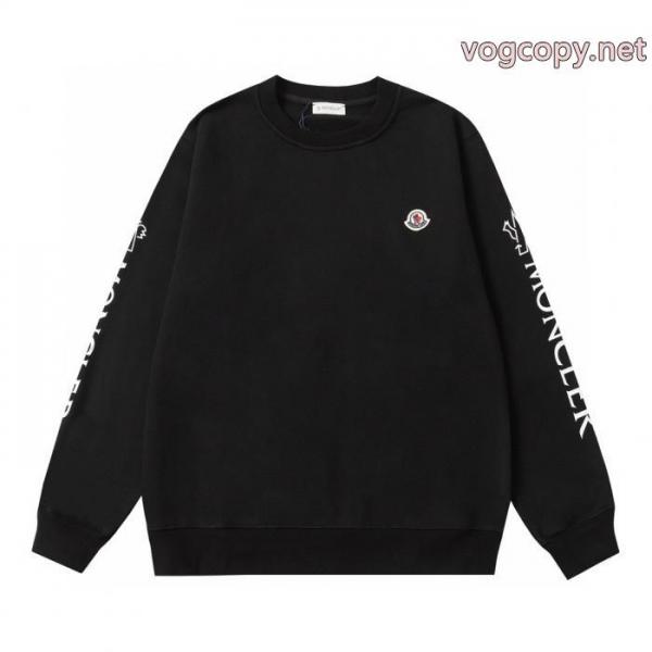 MONCLERプリントラウンドネックパーカー 4