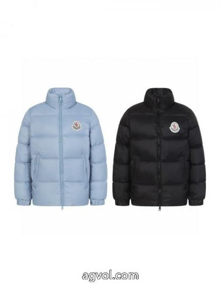 MONCLERマイクロラベル布ファスナースタンドカラーダウンジャケット 5 