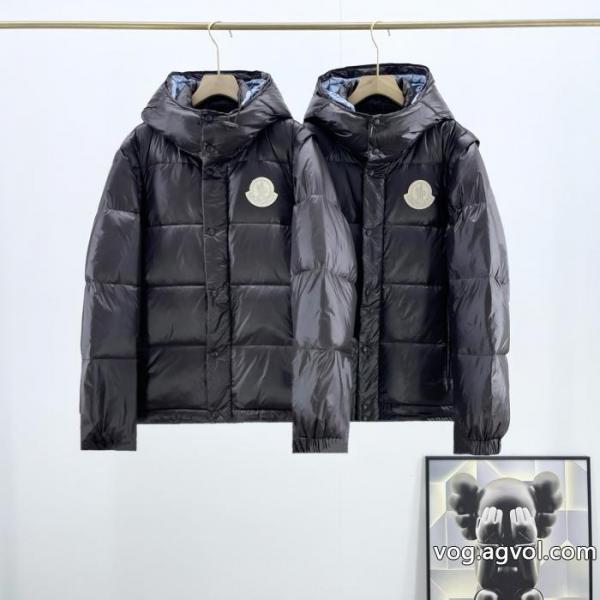 MONCLER秋冬の新作スキー取り外し可能な袖連帽ダウンジャケット 0 