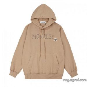 MONCLERベーシック4色刺繍連帽パーカー