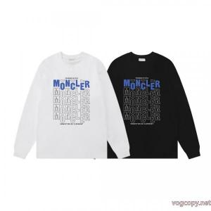 冬秋物先行発売  単品販売 オススメ商品MONCLER激安 通販 ブランド長袖Tシャツ