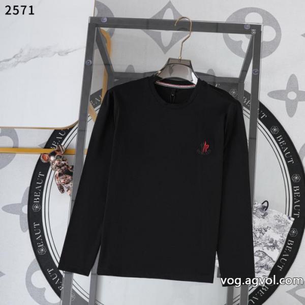 MONCLER偽物 ブランド最新作 送料込全3色 シーンで活躍する長袖Tシャツ 0 