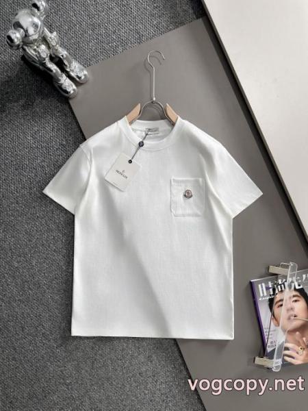 偽物 通販お洒落自在 ストリートファッション 軽量で薄手の半袖TシャツMONCLER 5