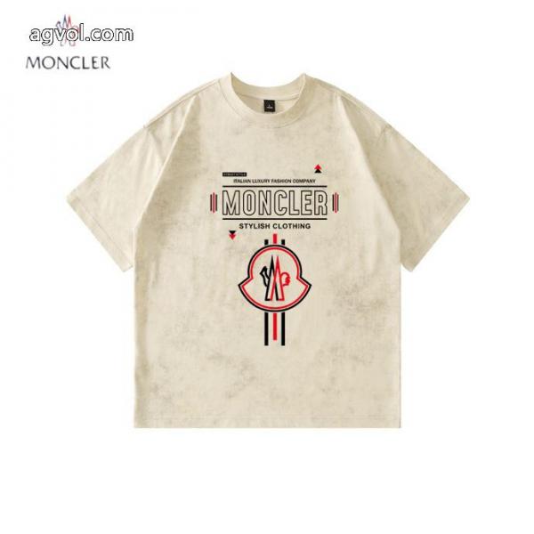 お得な価格で登場 有名人の愛用品 先行受注MONCLER偽 ブランド 半袖Tシャツ 5