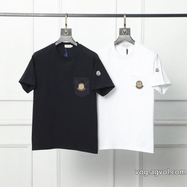 MONCLER偽 ブランド半袖Tシャツ新しい斬新なスタイル 夏季超人気アイテム 韓国高級服 0