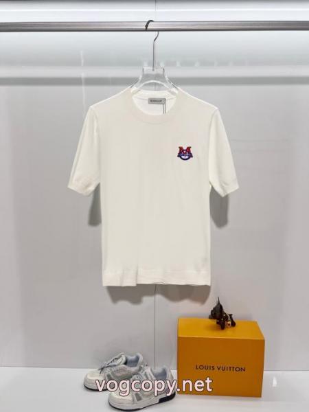 値下げ 完売確実! 定番人気商品半袖TシャツMONCLER偽物 ブランド ショップ 1