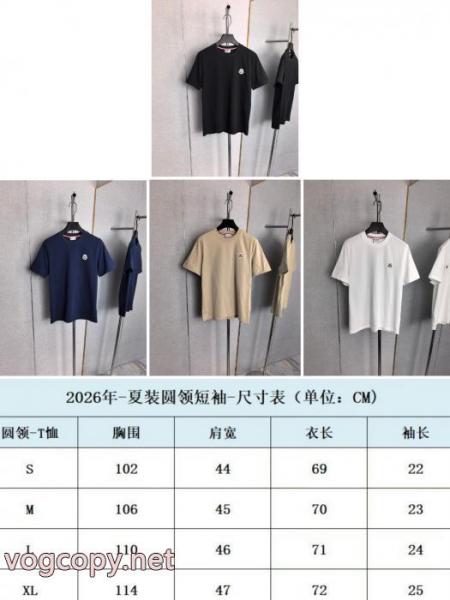 半袖Tシャツ清涼感 とってもお洒落 抜け感を出す偽物 ブランド ショップMONCLER 6 