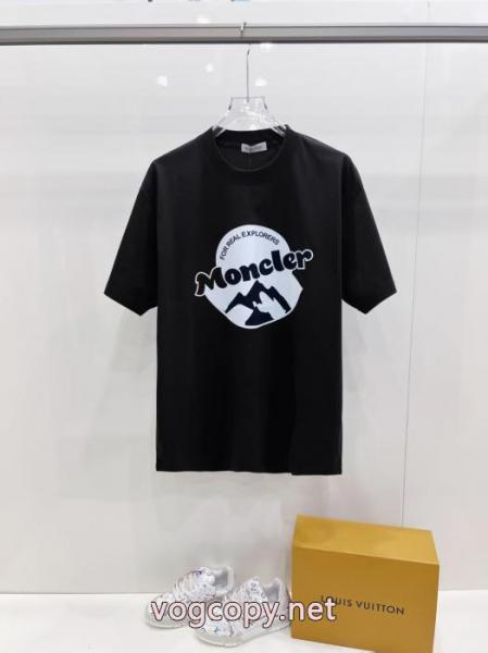 大注目日本未入荷 稀少*新品登場 セレブ風 MONCLERスーパー コピー 販売半袖Tシャツ 4