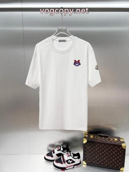 MONCLER大人気新作 旬デザイン ヘルシー 抜け感重視半袖Tシャツ偽 ブランド サイト 3