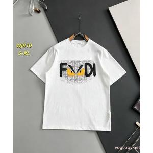FENDI最新商品 高級感UP セレブ多数愛用スーパー コピー半袖Tシャツ