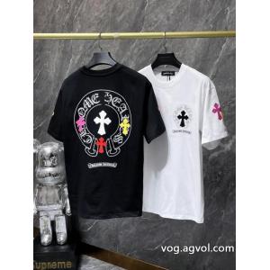 スーパー コピー 通販大人っぼい お買い得新作 高級感あるCHROME HEARTS半袖Tシャツ