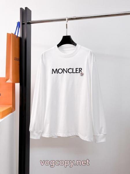 MONCLER決算在庫処分 品良くおしゃれ 抜け感のあるブランド レプリカ長袖Tシャツ 3