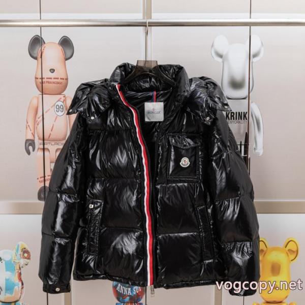 Moncler/モンクレールマヤ男ショートライト面連帽白アヒル羽毛ダウンジャケット 4