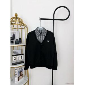 ハイグレード 26SS海外直営 高評価アイテムブランド 品 激安 通販ニットコートPRADA